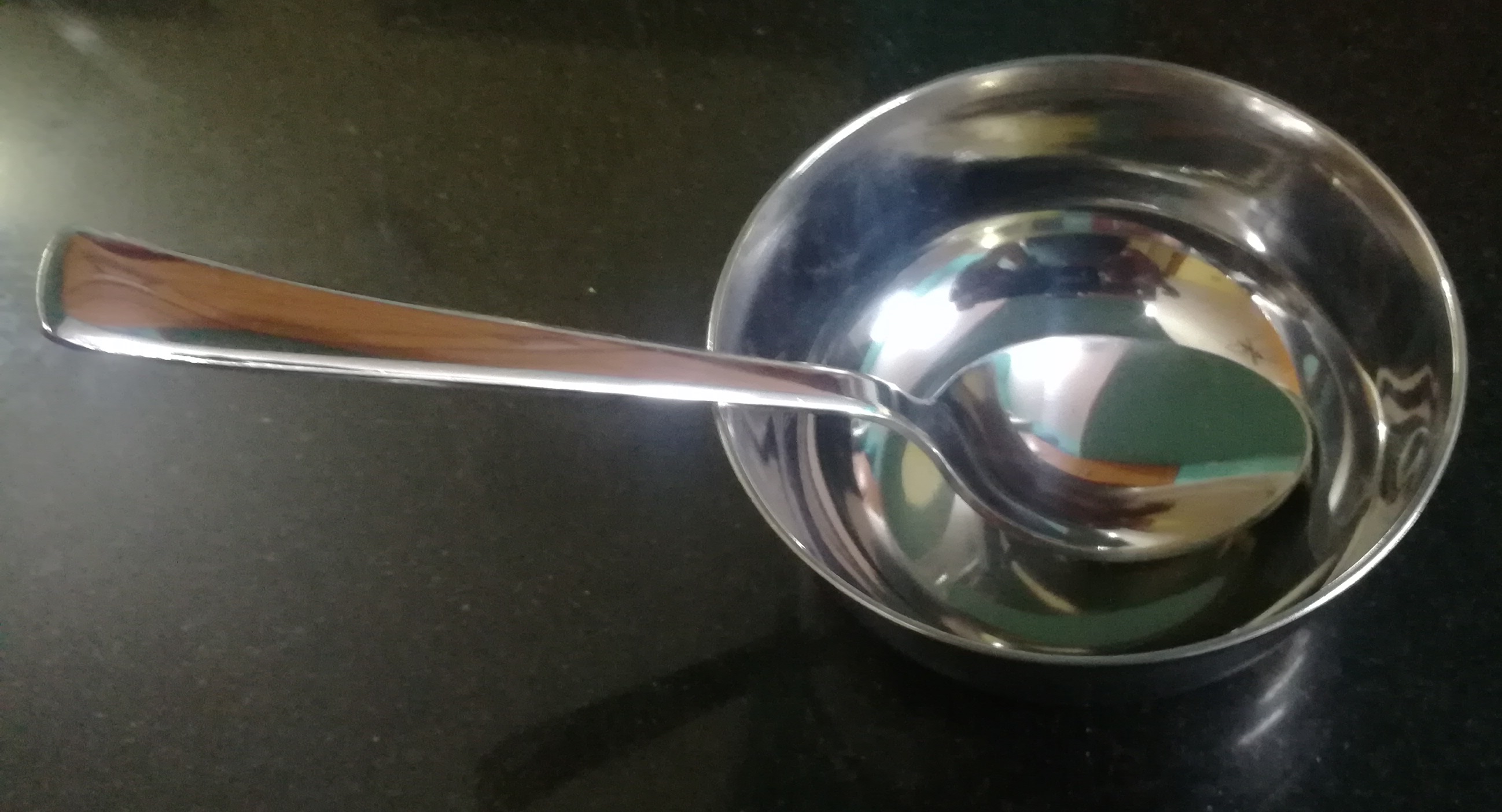 Bowl with spoon